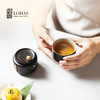 陆宝陶瓷茶具出差旅行户外露营便携收纳泡茶杯快客杯 凝月随手泡 禅风黑 商品缩略图1