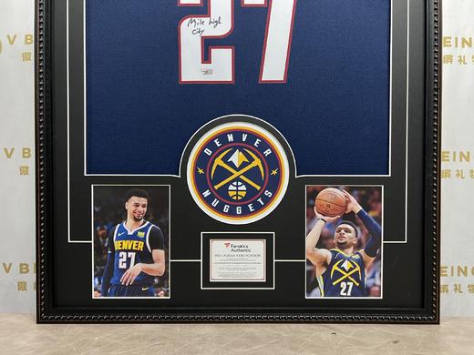 收藏系列 穆雷 掘金队27号深蓝色 亲笔签名球衣 商品图3