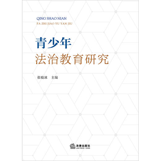 青少年法治教育研究 张晓冰主编 商品图1