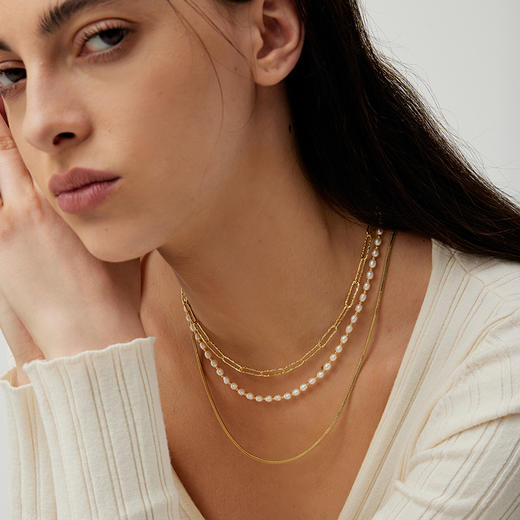 ARSIS【自由搭配】方框Y字链简约感百搭小众设计项链 商品图5