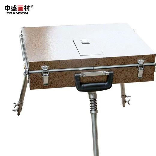 中盛画材金属油画箱不锈钢及镀锌薄板画箱写生手提便携多功能画箱【5天内发货】 商品图4