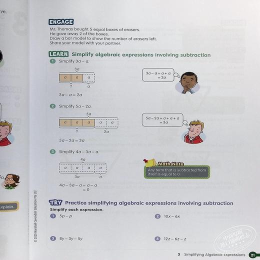 【中商原版】Math in Focus Grade 6B 焦点数学 六年级下册套装 学生书+课外练习作业本 英文原版 美国HMH教材 小学新加坡数学 商品图5