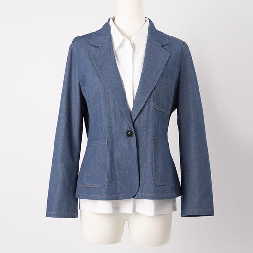 裁缝学苑AS07小西装牛仔外套纸样女装2023新款做衣服打版裁剪样板 商品图4