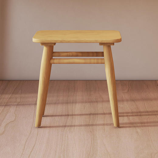 喜梦宝简约化妆凳实木椅子春序系列 商品图0