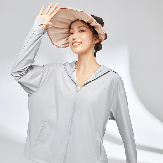 【360°环绕式 全脸防晒】MOLYVIVI魔力薇薇贝壳防晒帽 双层面料 柔软可塑修饰脸型 全脸防晒 空顶帽身透气清爽 帽箍两用UPF50+ 商品图5