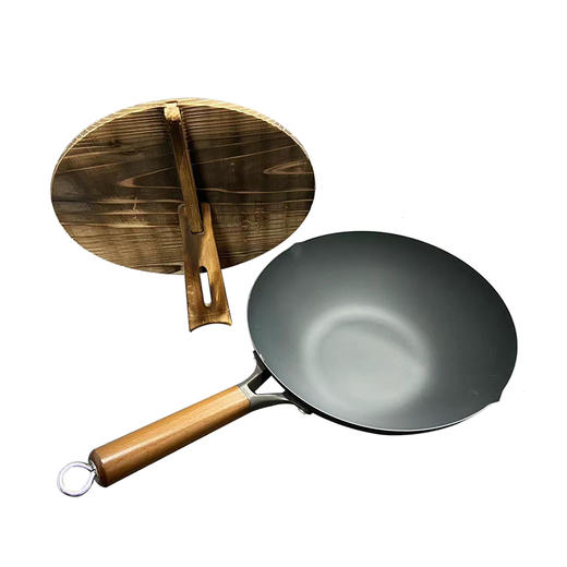 Amercook阿米尔 氮化系列无涂层32cm极铁炒锅（现新版发货为单侧导流口） 商品图4