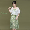 OY-230202薄款女雪纺印花少女碎花睡衣吊带连衣裙230202 商品缩略图8