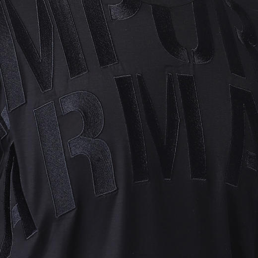 EMPORIO ARMANI 阿玛尼 男士字母徽标印花圆领短袖T恤 深蓝色 3R1TZ2 1JUVZ 09J1 商品图2