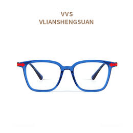 【彬彬姐同款】VVS眼镜框防蓝光2023新款休闲方框简约经典男女中性款