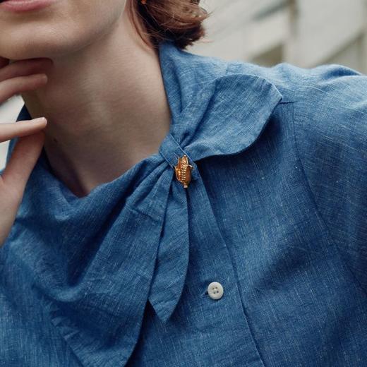 订购9周到｜Alex Monroe-Juicy Corn-玉米 胸针［英国设计师］ 商品图0