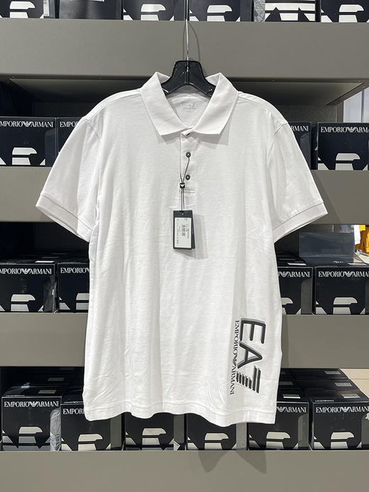 EMPORIO ARMANI/EA EA7阿玛尼 男士棉混纺LOGO印花弹力短袖POLO衫 商品图0