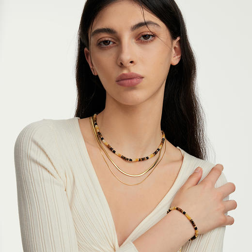 ARSIS｜自由搭配系列 双层蛇骨链项链 商品图5