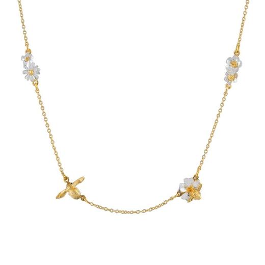 订购7周到｜Alex Monroe-Floral-花花 小蜜蜂 项链［英国设计师］ 商品图0