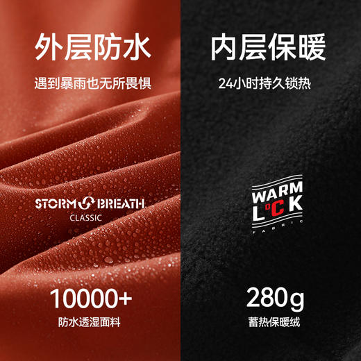 伯希和冲锋衣男23新款三合一可拆卸防水外套户外防风旅游登山服装111340105 商品图4