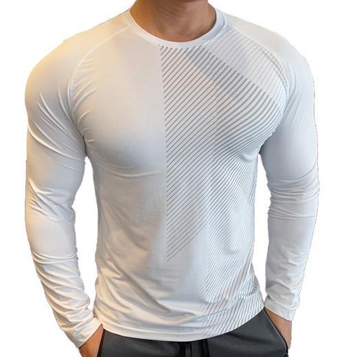 跃牌【跃LEAP-ACTIVE】系列运动T恤男款长袖 户外休闲宽松速干衣健身跑步训练长袖891 商品图4