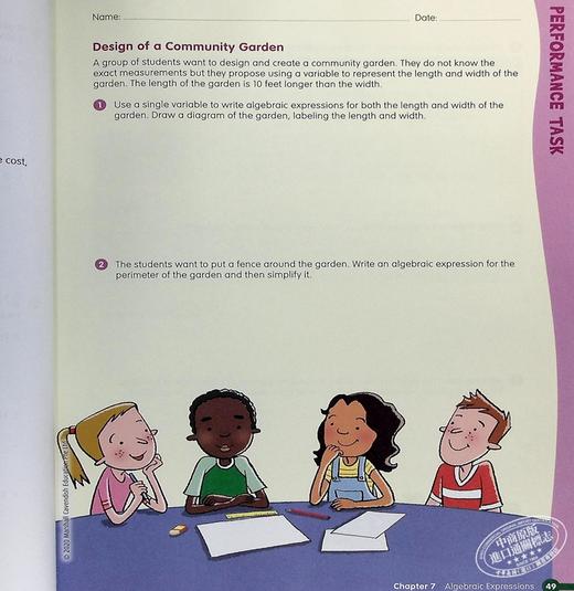 【中商原版】Math in Focus Grade 6B 焦点数学 六年级下册套装 学生书+课外练习作业本 英文原版 美国HMH教材 小学新加坡数学 商品图7