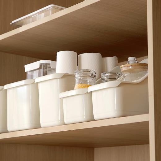 FaSoLa 厨房柜橱收纳盒直角设计窄长型储物盒厨具整理盒日式抽屉式 商品图10