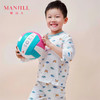 熳洁儿  男女童7分袖可爱简约家居服95棉睡衣小中大童23253603/23203662 商品缩略图3