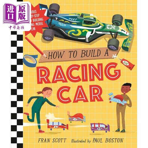 【中商原版】How to Build a Racing Car 如何制作赛车 英文原版 进口图书 儿童科普绘本 百科知识图书 儿童科学实验读物 精装 商品图0