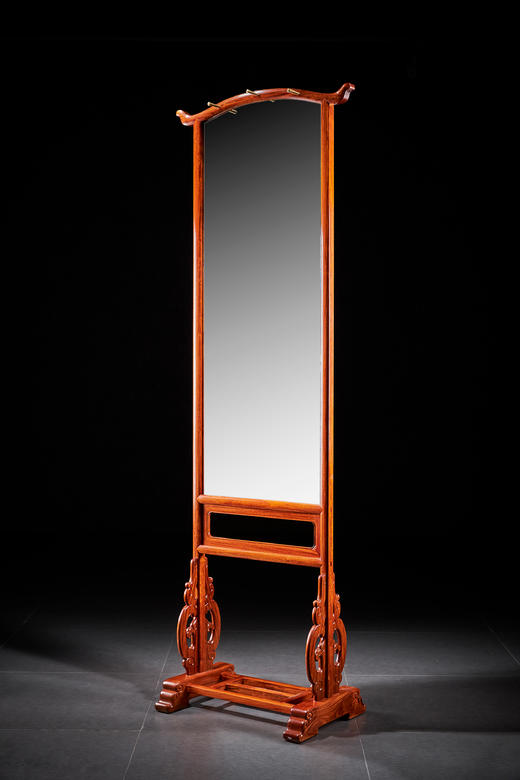 红桥红  家具严选  缅甸花梨（大果紫檀）  【177如意试衣镜】 商品图0