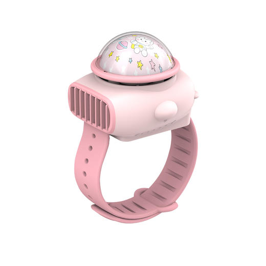 【无叶投影手表小电扇】儿童便携式迷你空调 夏天小型风扇 防震防摔 安全有创意 商品图8