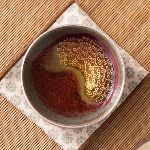 钧窑陶瓷茶杯旺旺杯喜字杯功夫茶具主人杯家用高端把玩茶器礼盒装 商品图2