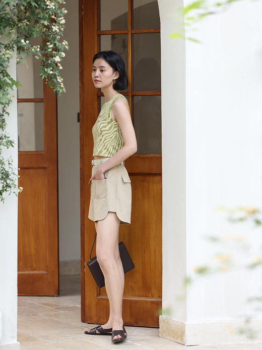 HeyDress工装短裤女夏季复古宽松休闲高腰热裤阔腿百搭五分裤子 商品图2