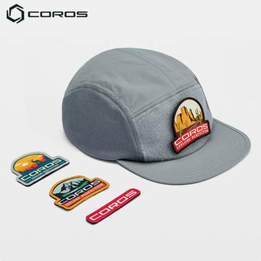 COROS 高驰户外透气速干运动帽个性勋章五片帽 商品图1