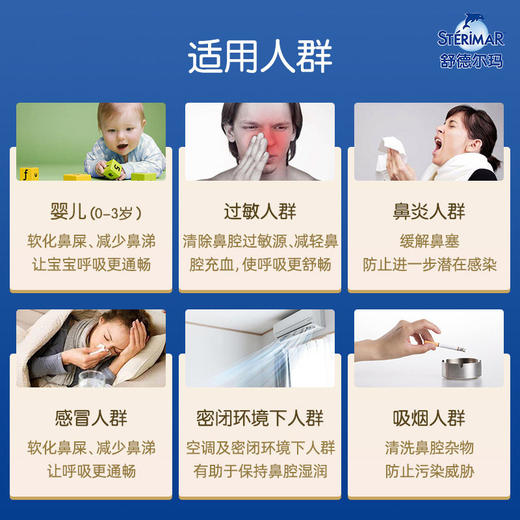 法国sterimar小海豚儿童生理海盐水滴鼻喷雾 0~3岁/3岁以上 商品图5