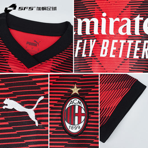 SFS彪马23/24 AC米兰主场女款球迷版球衣伊布 足球服770384-01 商品图3