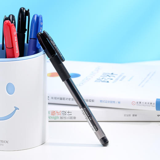 齐心中性笔GP038全针管细字0.38mm黑 商品图4