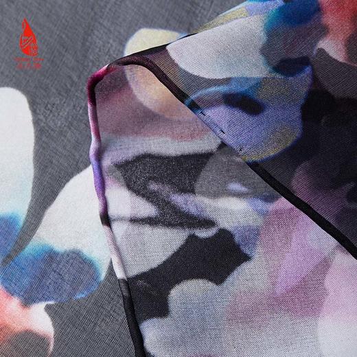 SAINTJOY/上久楷夏季真丝长巾 桑蚕丝  花海繁星  CJS22076 商品图13