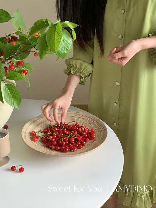 AMYDIMO爱丽丝系列荷叶边睡裙家居服 商品图7