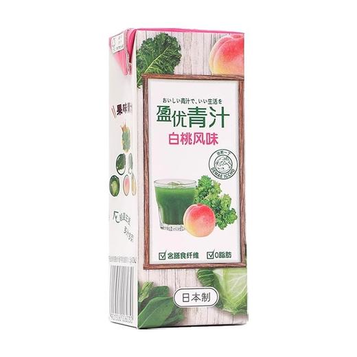 日本盈优青汁复合果蔬汁饮料白桃味200ml 商品图3