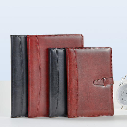 齐心皮面笔记本C5807黑18K114页 商品图1