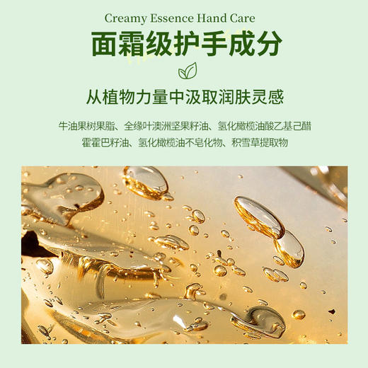 安姑娘植物护手霜 无香味 (脚/身体可用） 滋养保湿 秋冬防干裂 无动物油脂 温和不刺激 50ml/支 商品图5