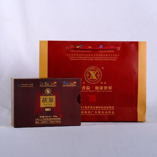 【会员日直播】天和茯茶 湘益茯茶 2013年茯砖茶 380g/盒 买一送一 商品图4