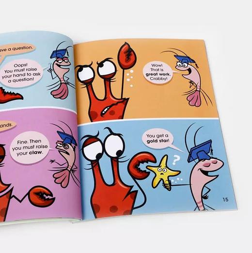 英文原版A Crabby Book 小螃蟹#5 : School's In, Crabby! 商品图3
