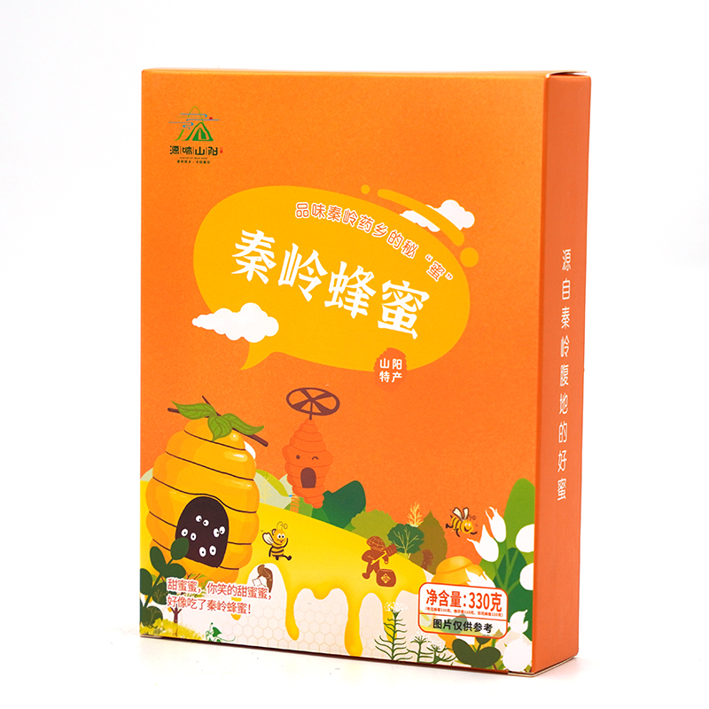 源味山阳 秦岭三色蜂蜜 枣花槐花百花蜜 110g*3/盒