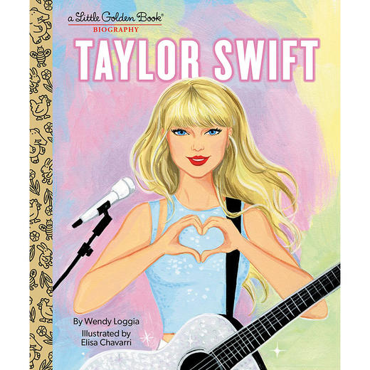 泰勒·斯威夫特：小金书传记 儿童绘本故事书 英文原版 Taylor Swift: A Little Golden Book 商品图0