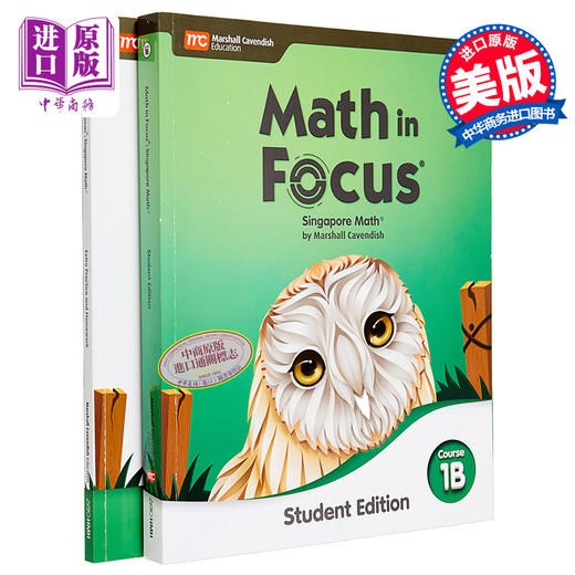 【中商原版】Math in Focus Grade 6B 焦点数学 六年级下册套装 学生书+课外练习作业本 英文原版 美国HMH教材 小学新加坡数学 商品图0
