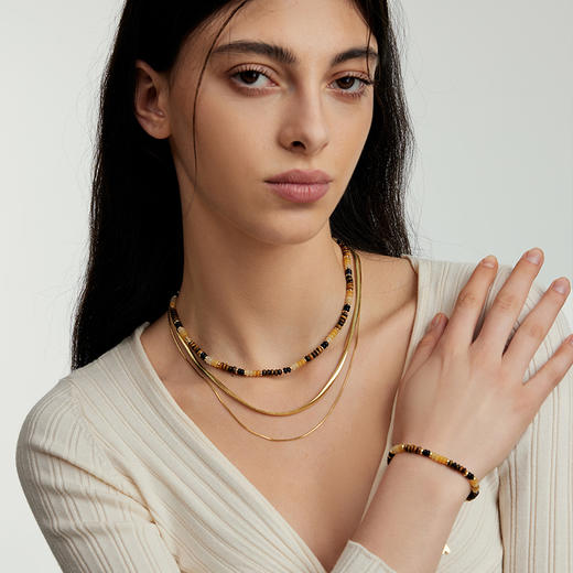 ARSIS｜自由搭配系列 双层蛇骨链项链 商品图1