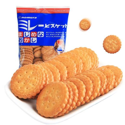 野村煎豆咸味小圆饼干120g/袋 商品图0