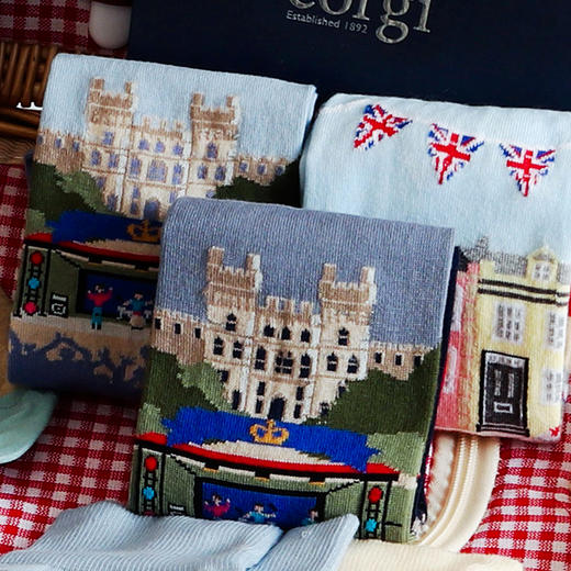 CORGI柯基英国进口国王加冕男士限量纪念袜中筒袜 商品图2