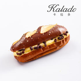 碱水红豆奶油包