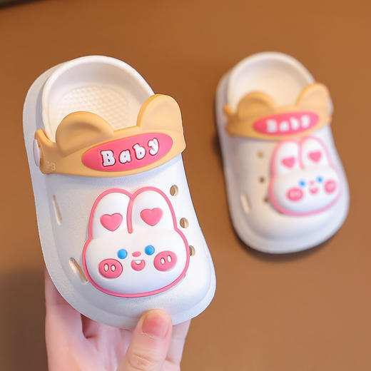 【卡通可爱！多种款式可选】儿童宝宝洞洞鞋，卡通可爱，防滑耐磨，经久耐穿，可以两穿的拖鞋，凉拖鞋男童，夏季女孩拖鞋，小童婴儿女童防滑幼儿包头拖鞋-QQ 商品图10