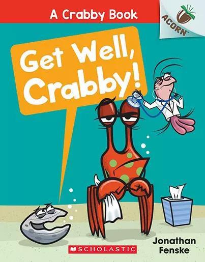 英文原版A Crabby Book暴躁的蟹蟹#4: Get Well, Crabby! 快好起来 ! 商品图1