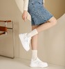 西村名物2023年商场新款运动休闲厚底网面透气板鞋小白女鞋13181 商品缩略图0