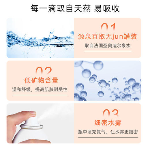 法国Avene雅漾舒泉调理喷雾 保湿补水舒缓肌肤湿润 护肤活泉水爽肤水定妆 敏感肌可用300ml 女神补水必备 商品图3