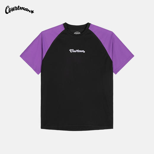 COURTMAN插肩投篮服T恤2023夏宽松休闲美式运动训练速干潮ins短袖 商品图2